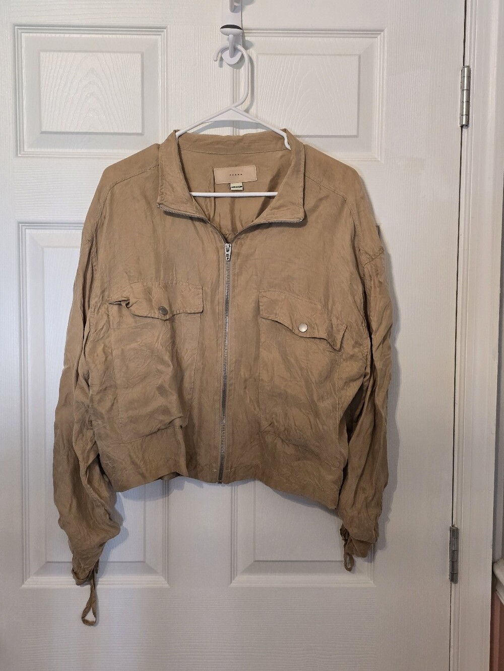 NWOT Blank NYC Beige Crop Jacket